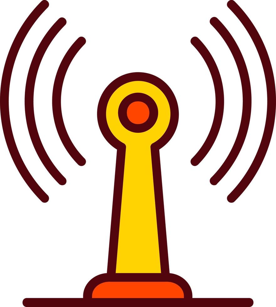 Radio Antenna Vector Icon