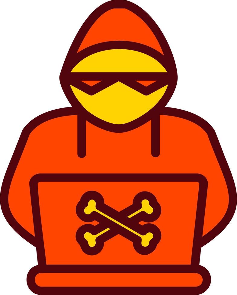 icono de vector de hacker