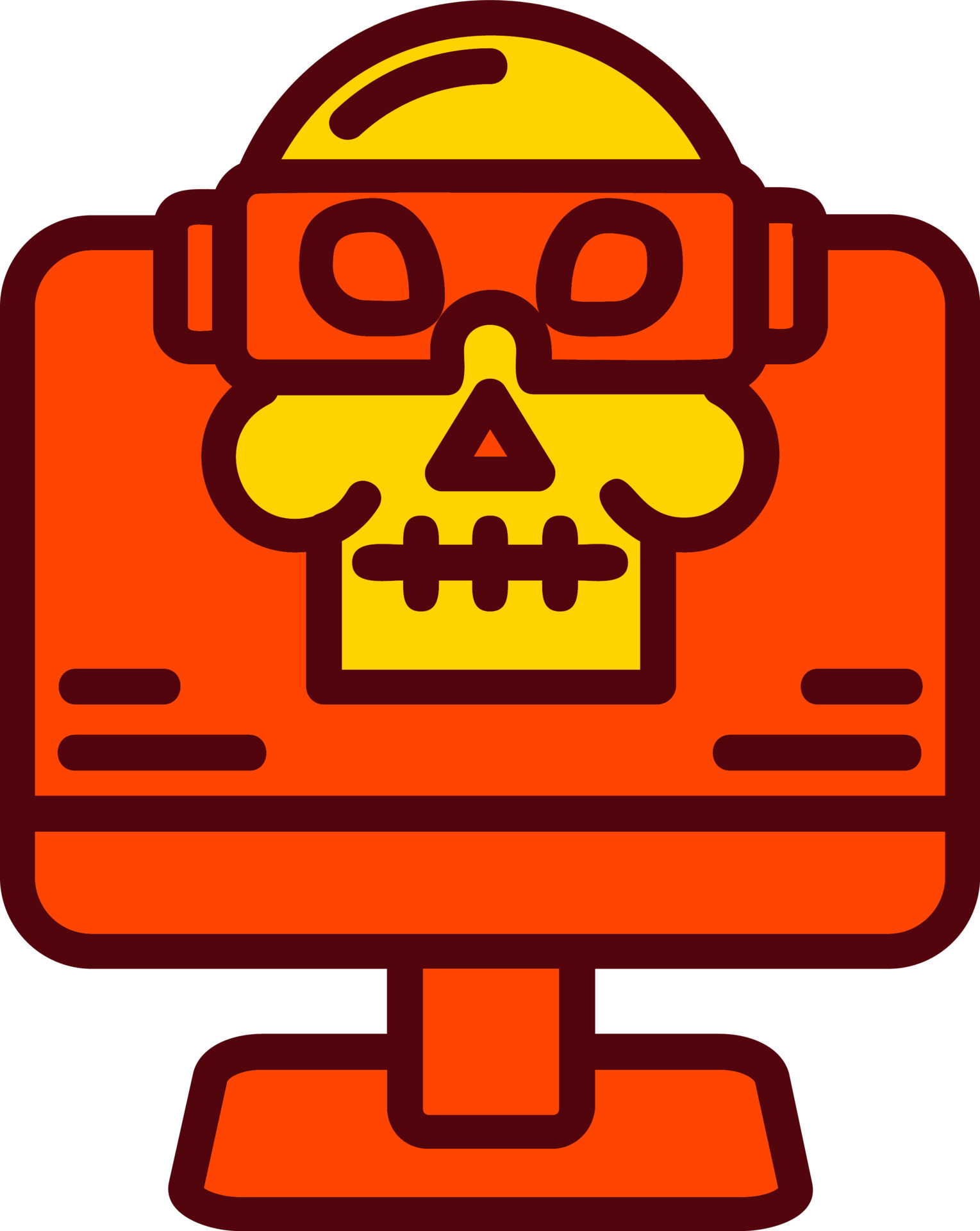 Skull Vector Icon 17084950 Vector Art at Vecteezy