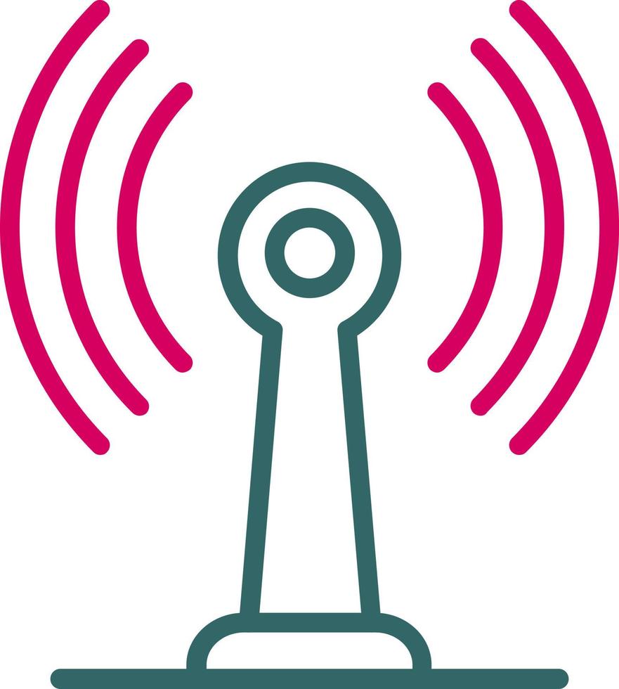 Radio Antenna Vector Icon