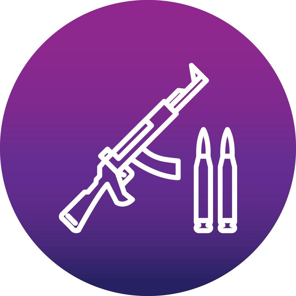 AK 47 Vector Icon