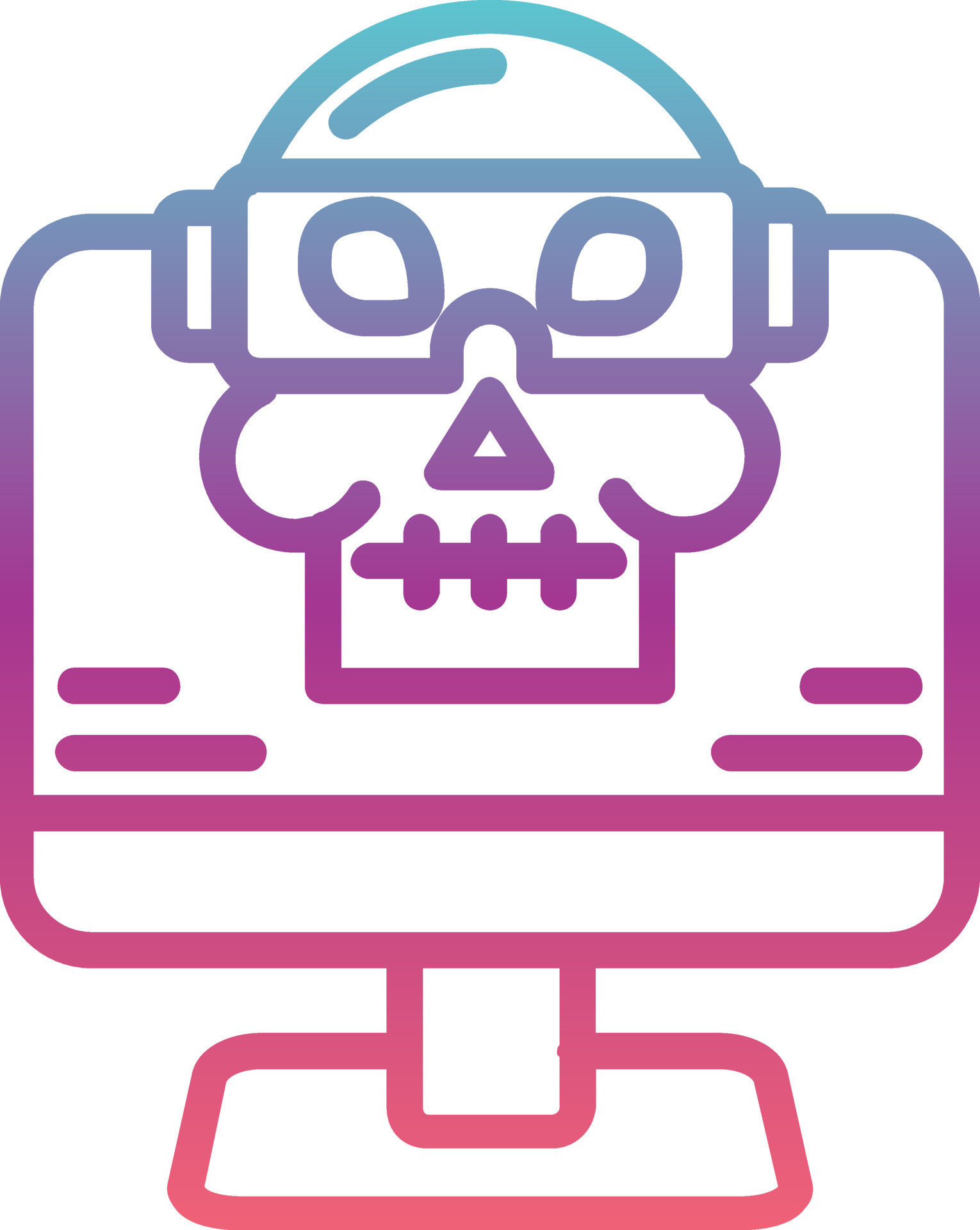 Skull Vector Icon 17085289 Vector Art at Vecteezy