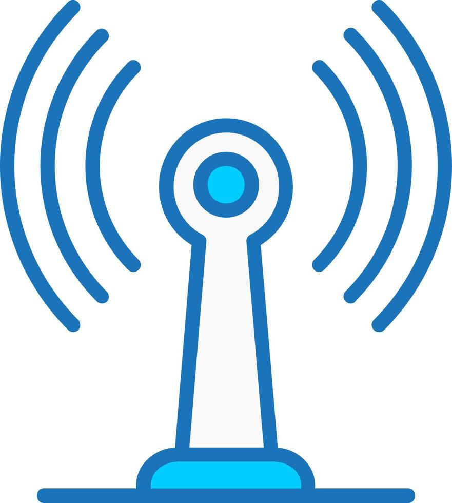 Radio Antenna Vector Icon