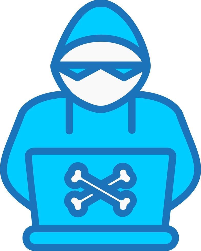 icono de vector de hacker