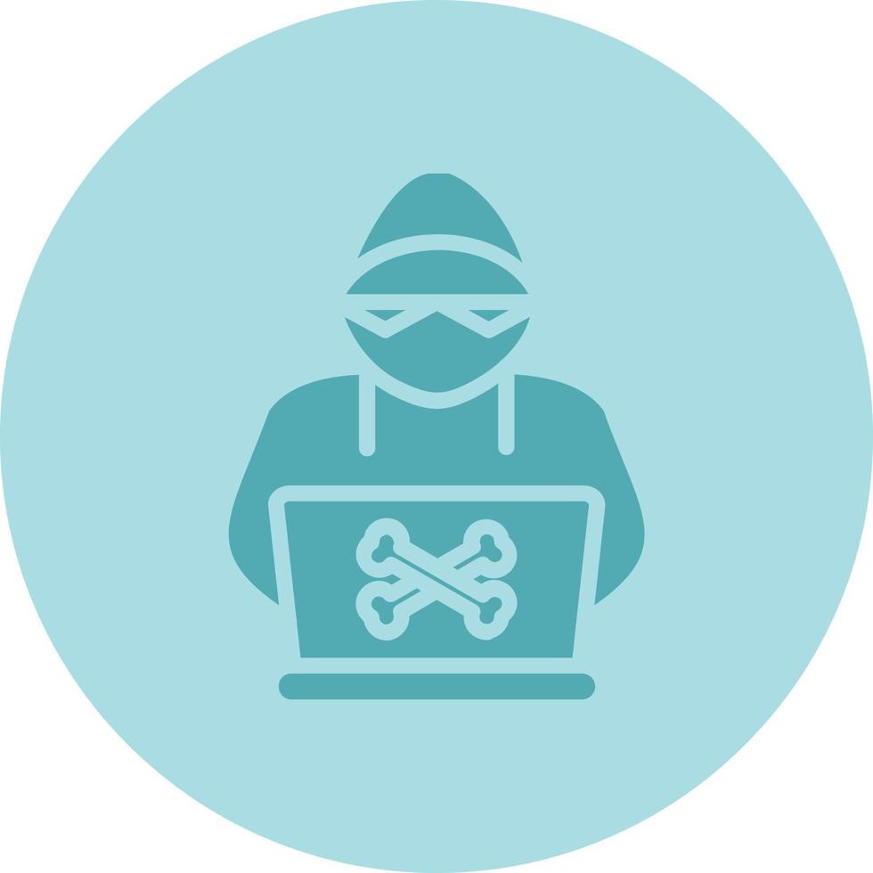 icono de vector de hacker