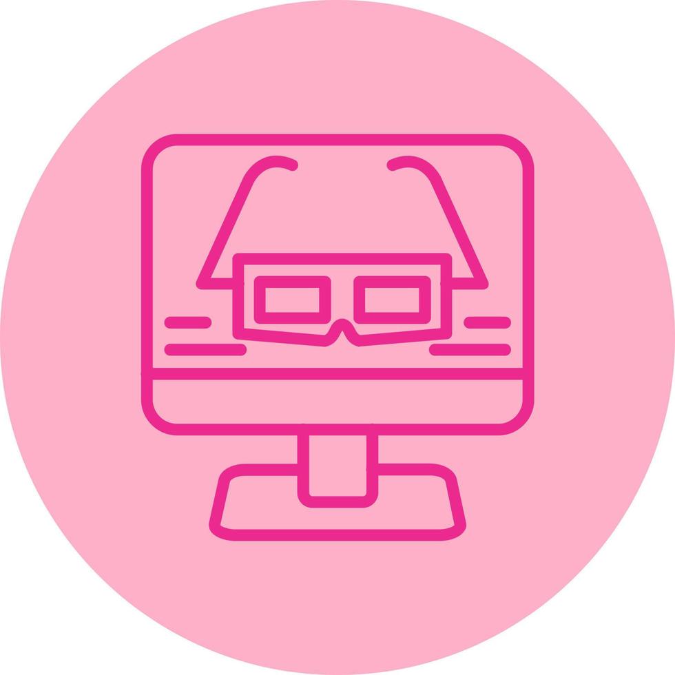 icono de vector de gafas