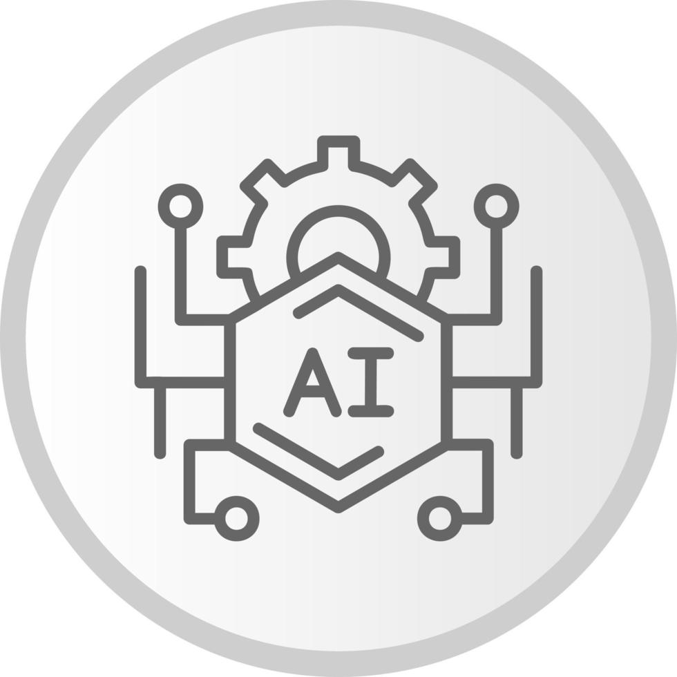 Artificial Intelligence Vector Icon