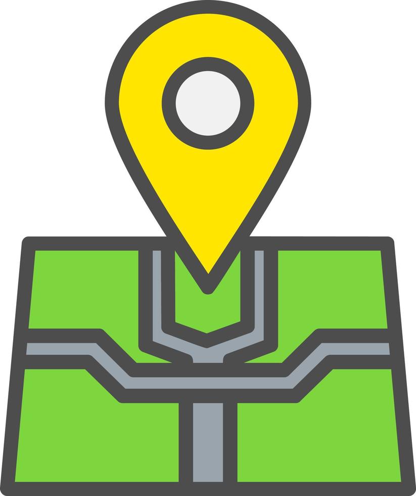 Location Map Vector Icon