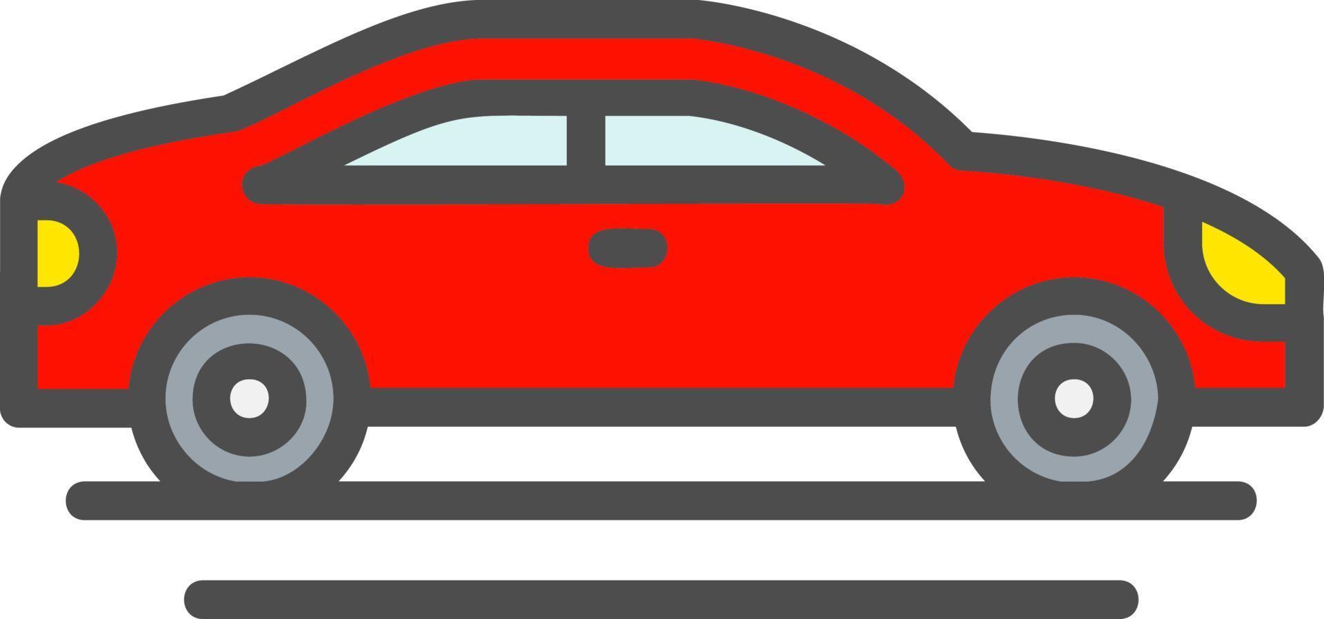 icono de vector de coche