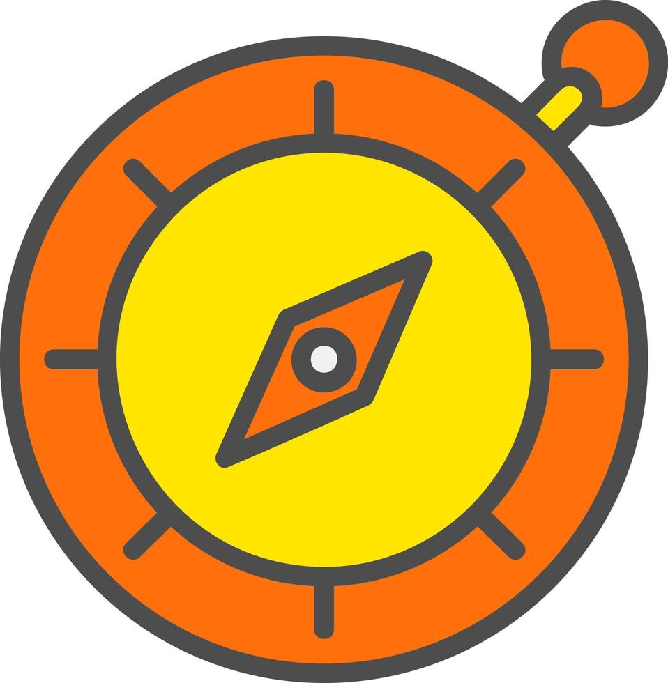 Navigation Compass Vector Icon