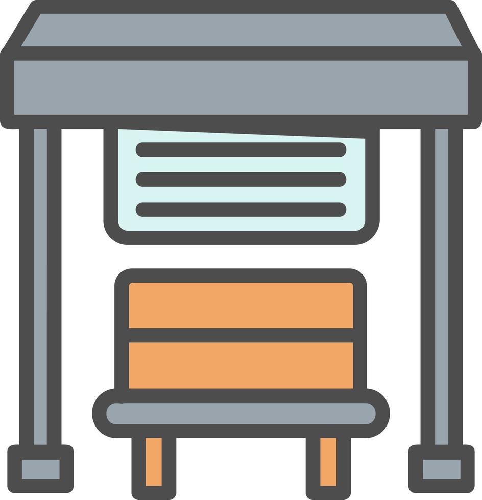 Bus Stop Vector Icon