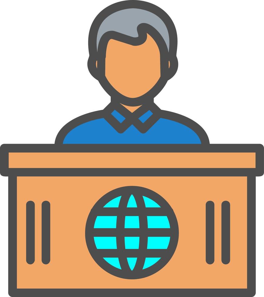Travel Agent Vector Icon