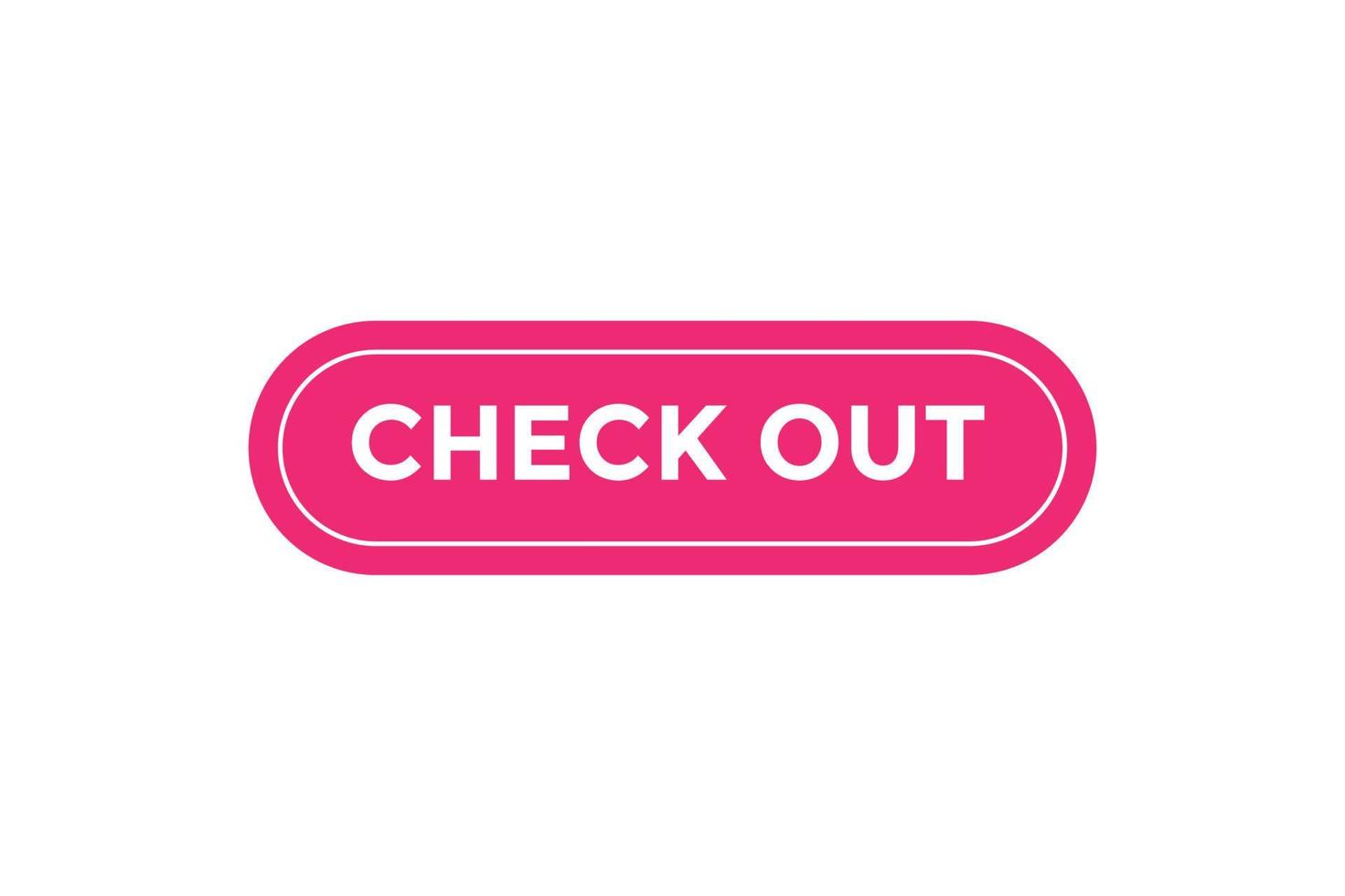 Check out button web banner templates. Vector Illustration
