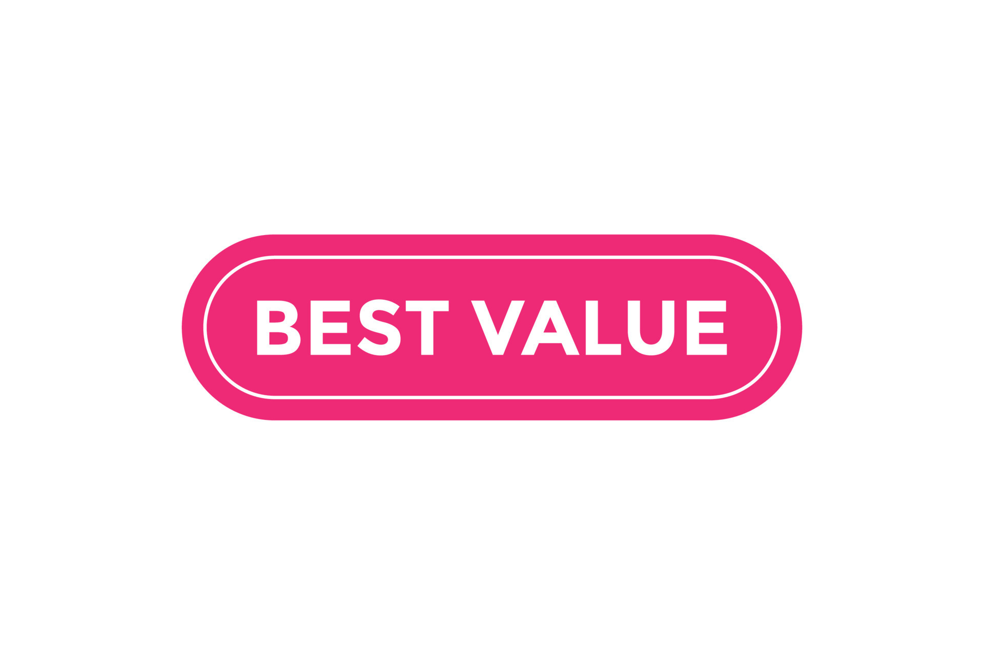 Best value button web banner templates. Vector Illustration 17086560