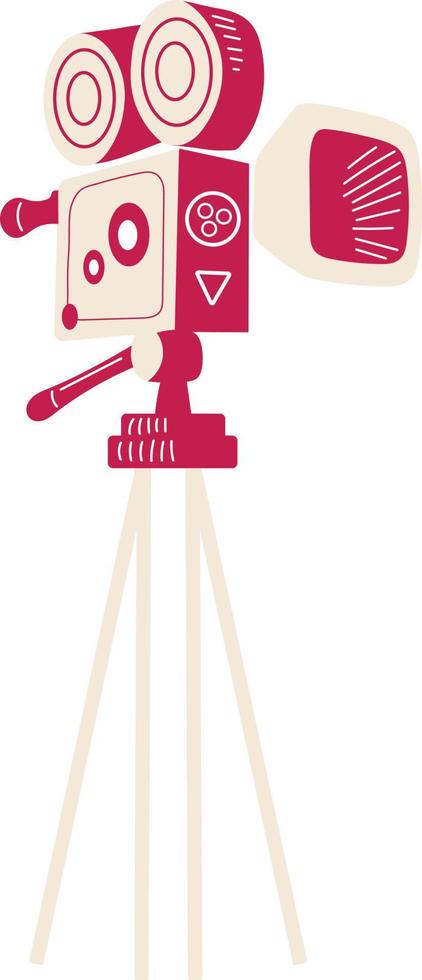 Movie camera illustration vector