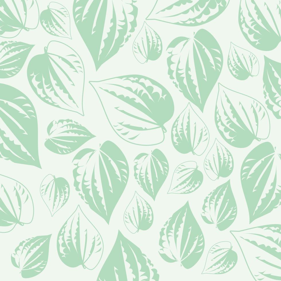 Vector Aesthetic leaf background