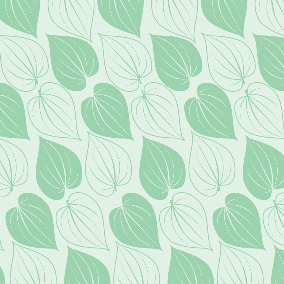 background leaf line art vector