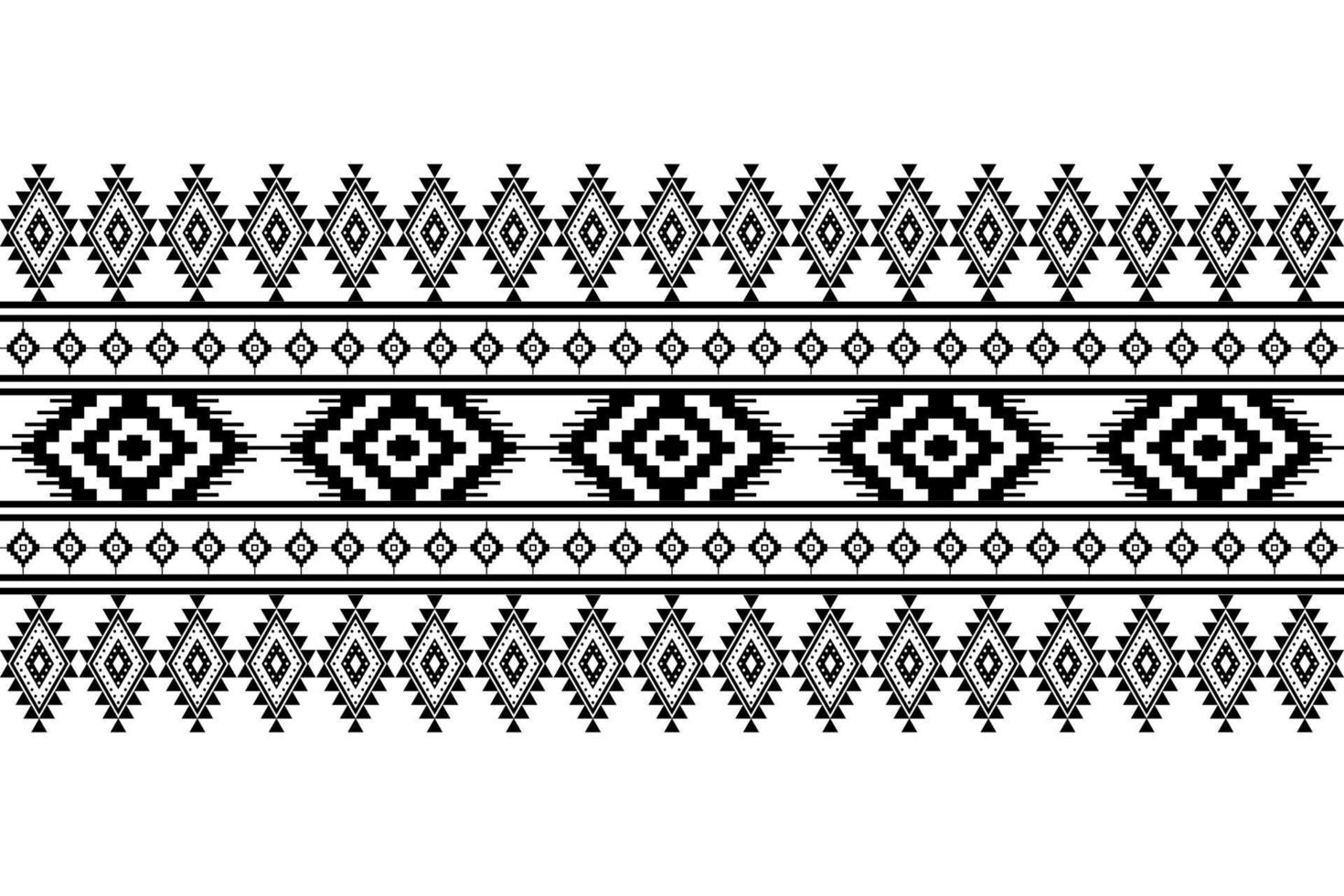 Geometric ethnic oriental seamless pattern traditional Design for background, carpet, wallpaper, clothing, wrapping, batik, fabric, Vector, illustration, embroidery style. vector
