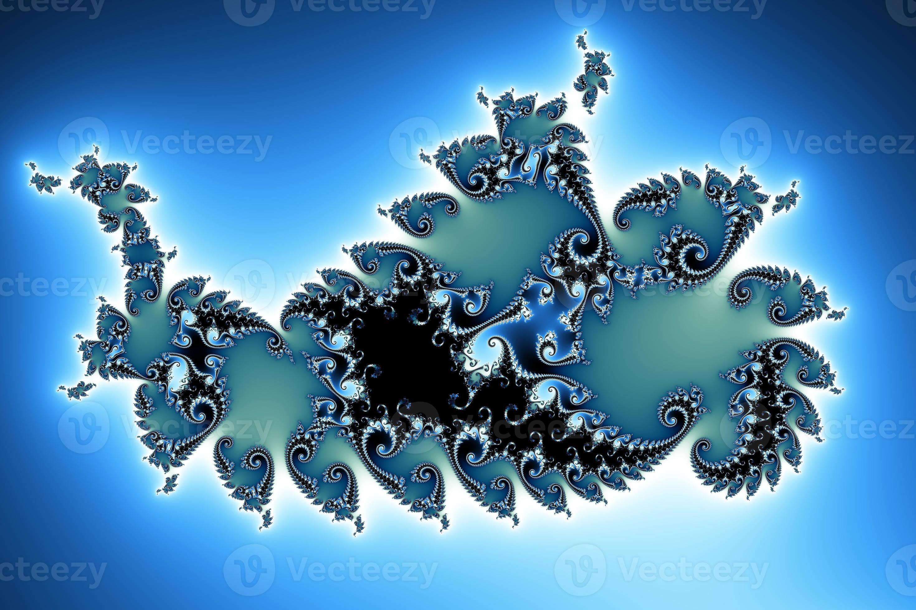 The infinite mathematical mandelbrot set fractal artwork background