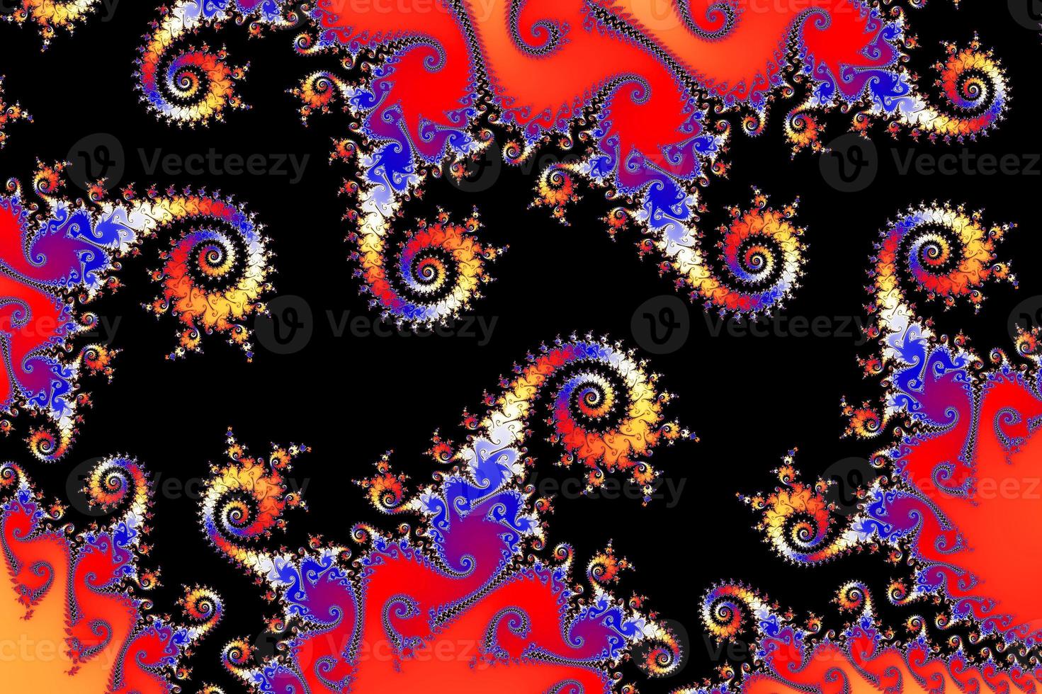 The infinite mathematical mandelbrot set fractal - artwork background. photo
