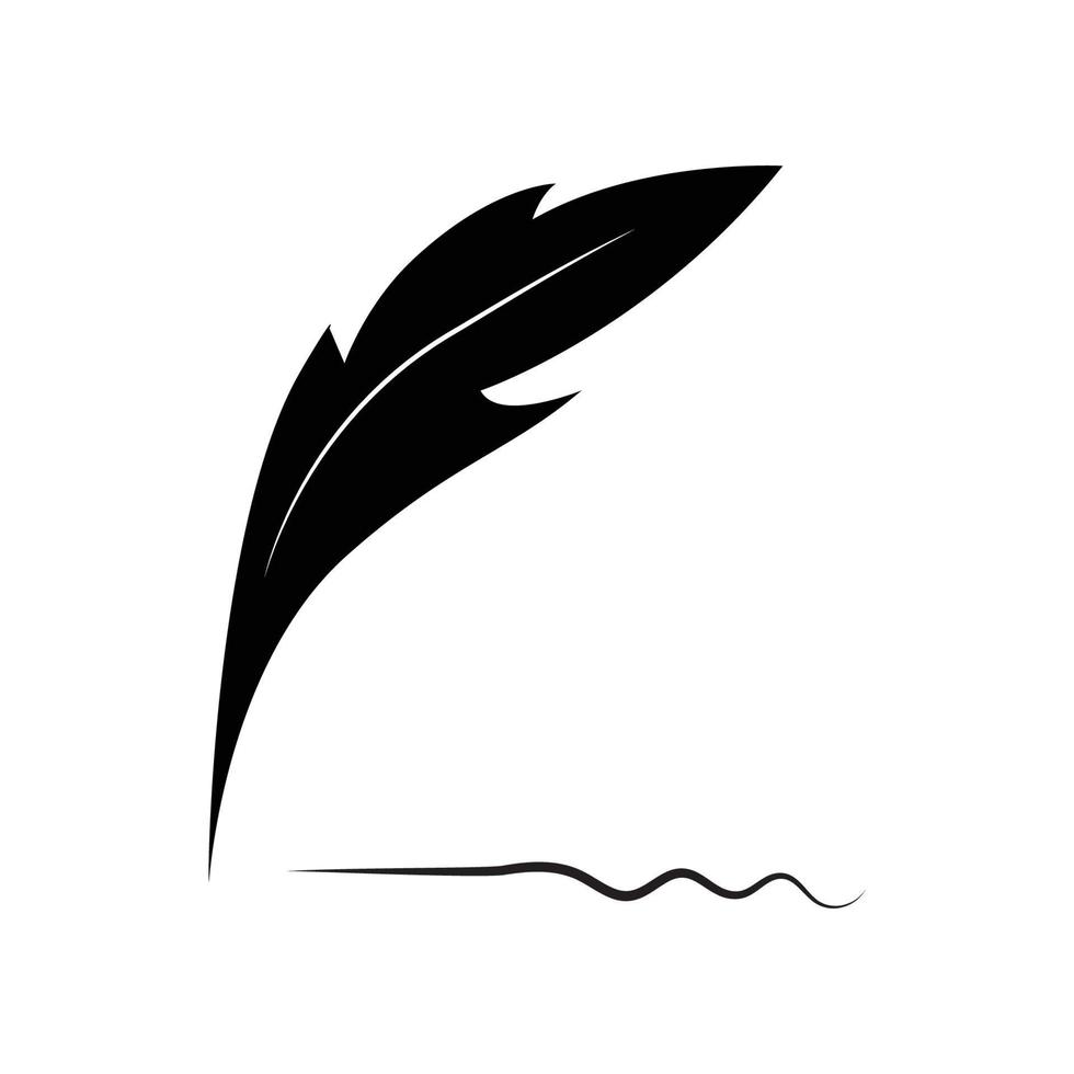 feather pen Vector