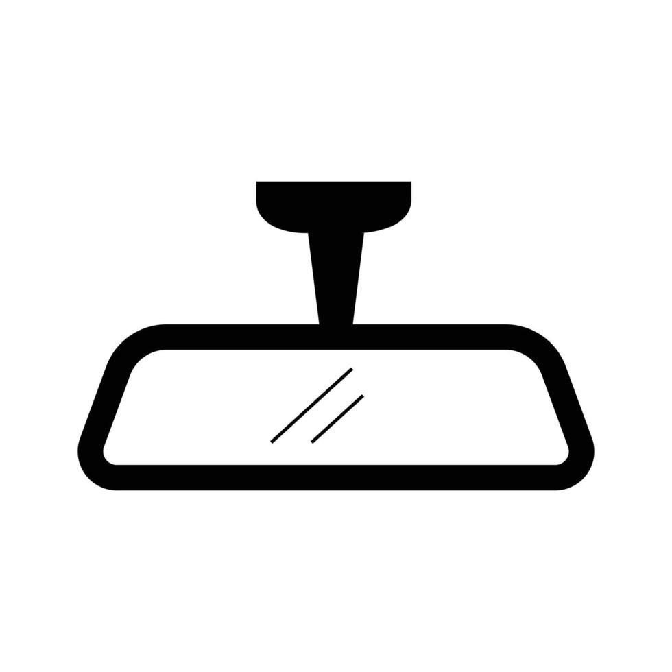 rear view car mirror icon vector