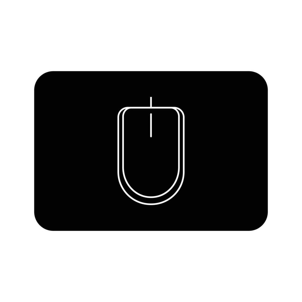 mouse pad icon vector