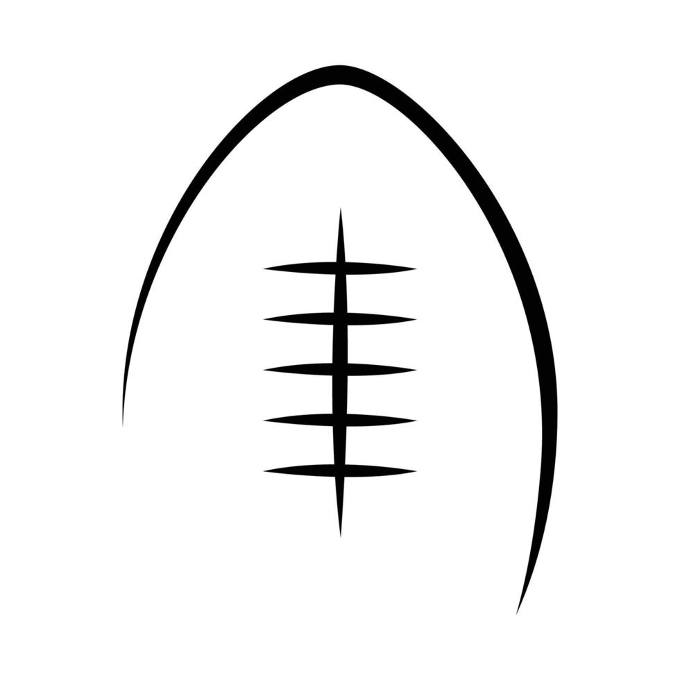 american football icon vector