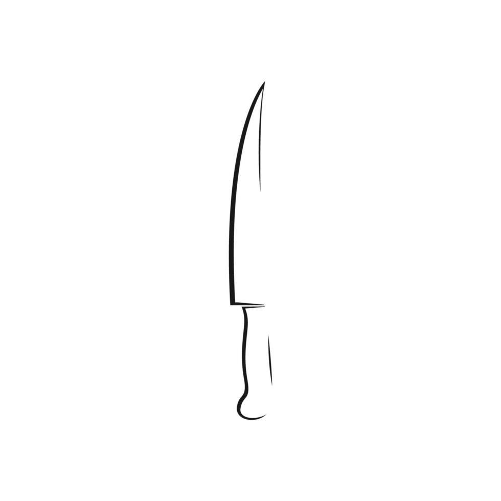 knife logo vector