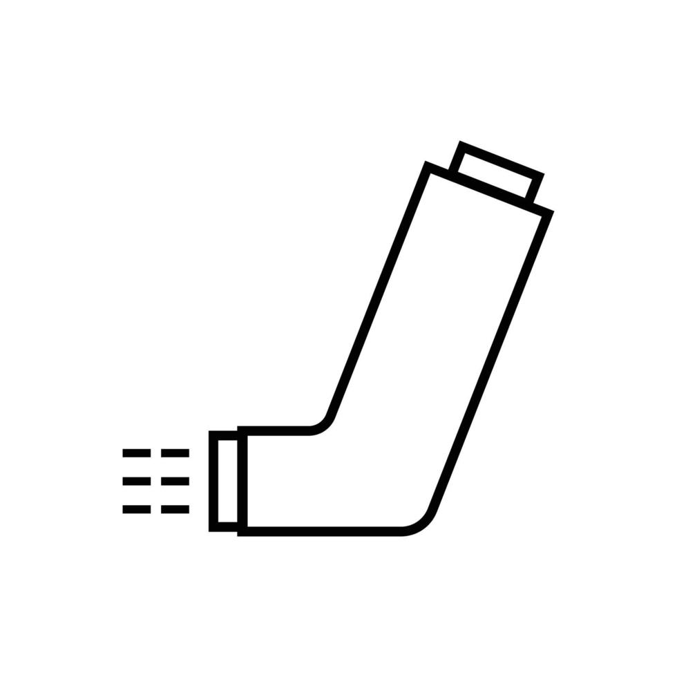 inhaler icon vector