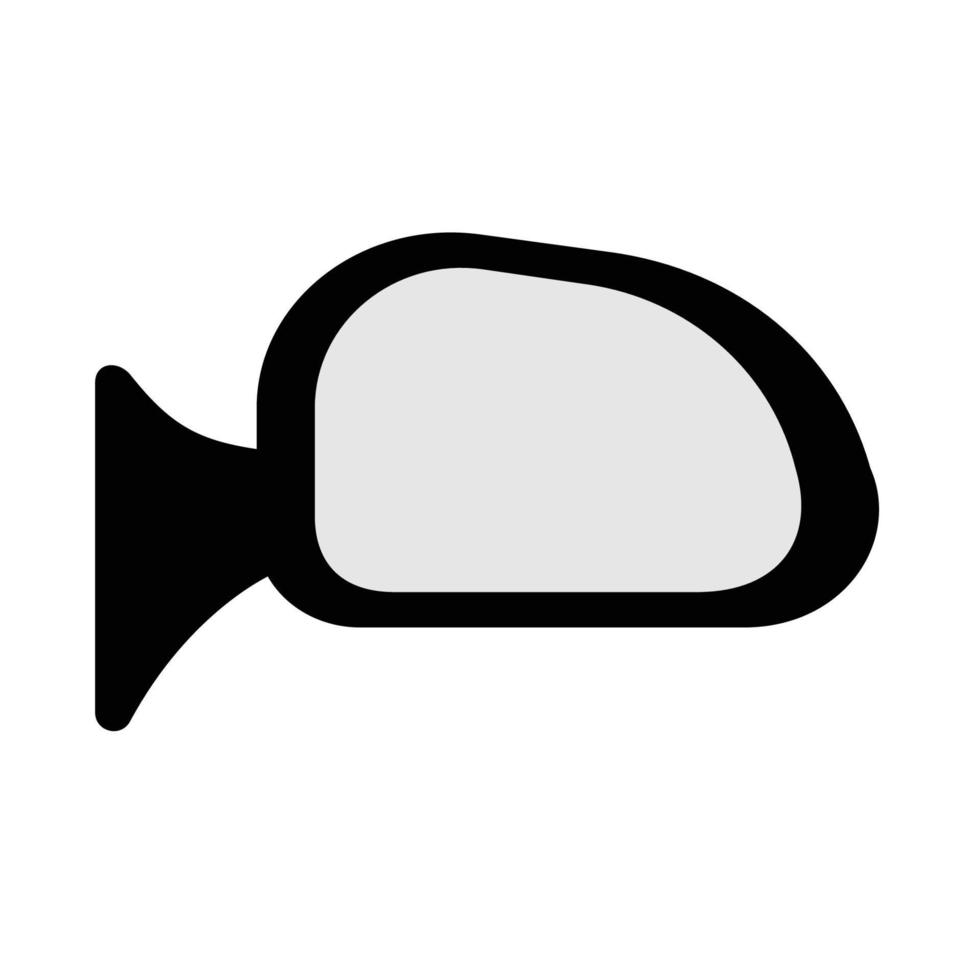 rear view car mirror icon vector