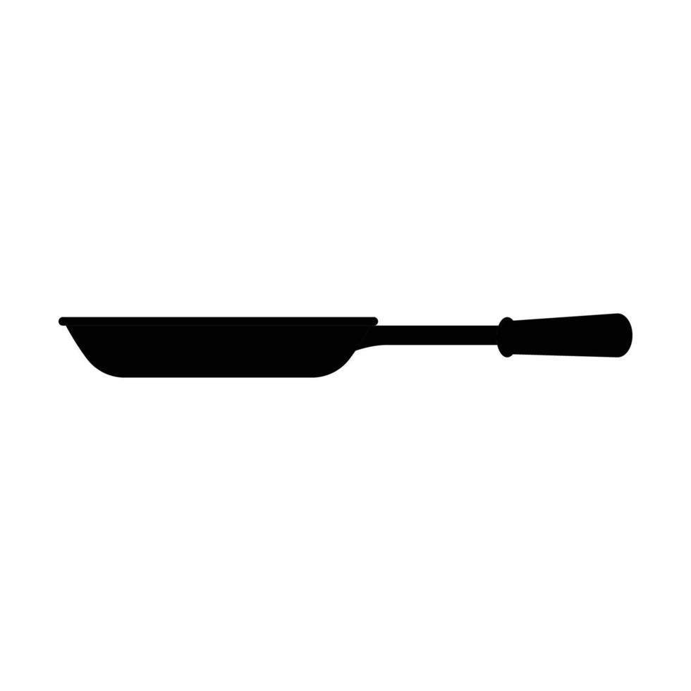 frying pan logo vector