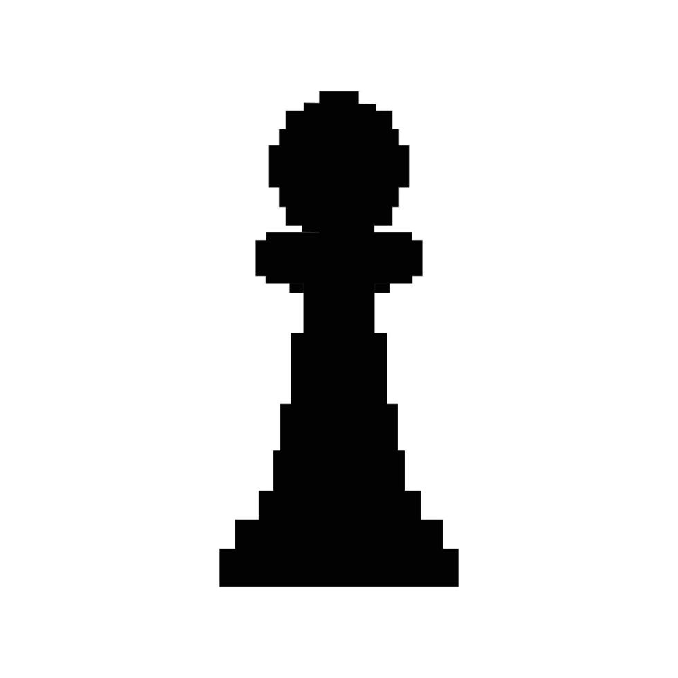 pawn chess icon vector