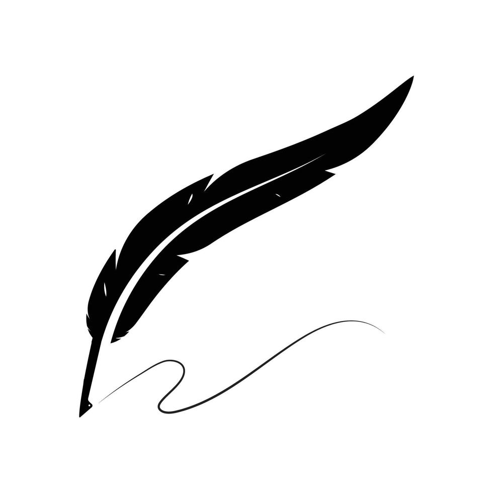 feather pen Vector