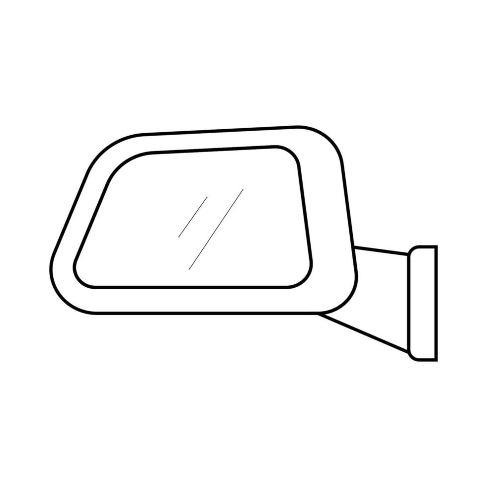 rear view car mirror icon vector