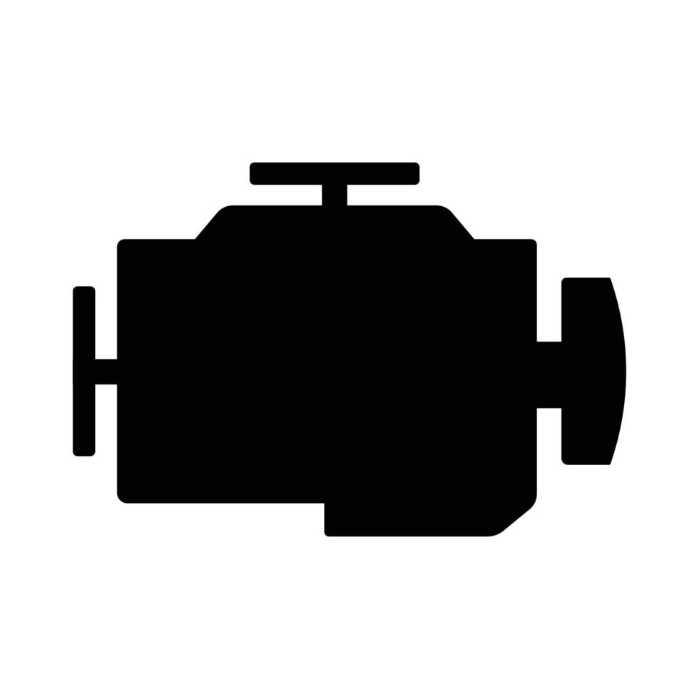 icono de motor de coche vector