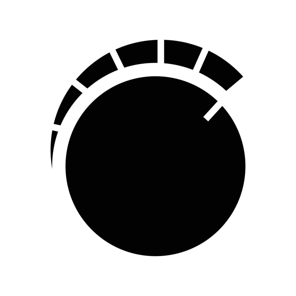 knob icon stock illustration design vector