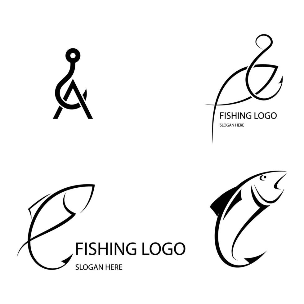 fishing logo Vector
