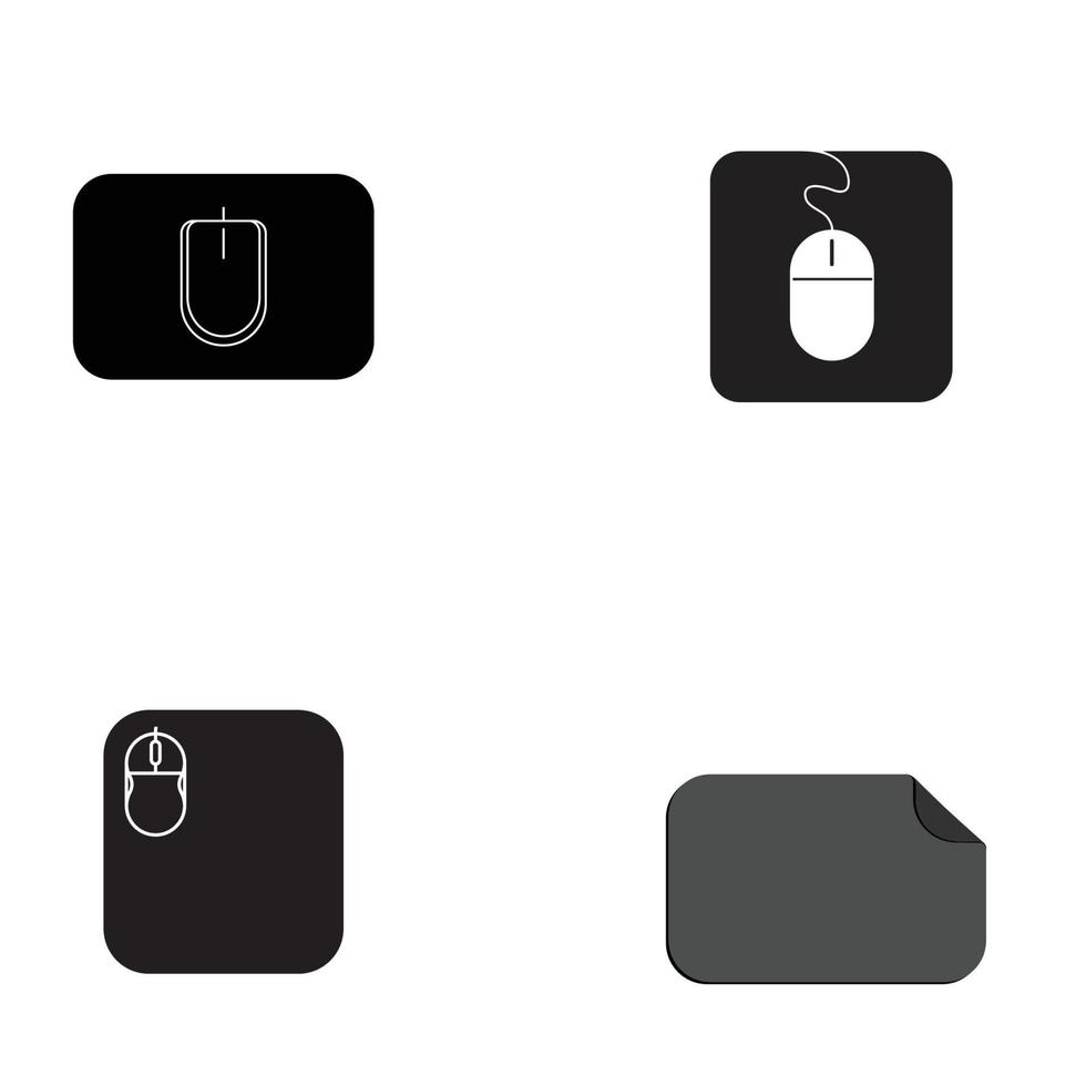 mouse pad icon vector