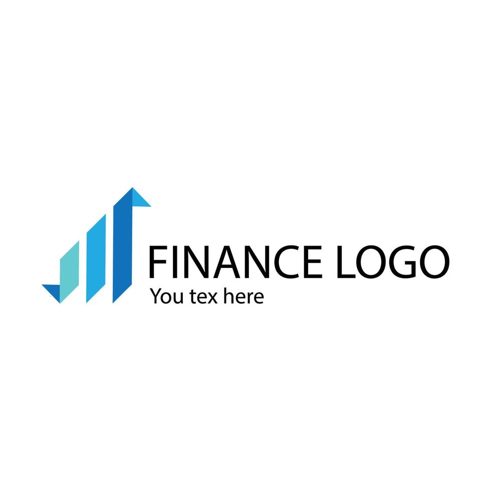 crecer finanzas logotipo vector