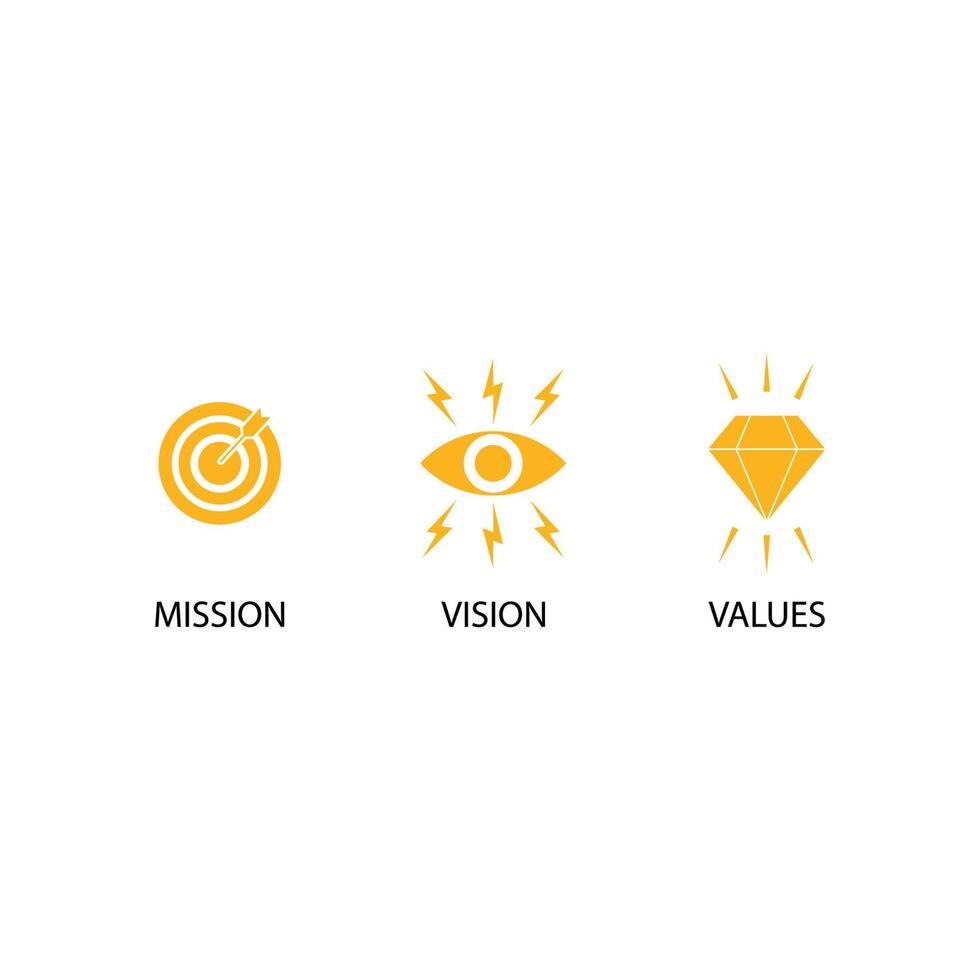 mission.vision .value logo vector