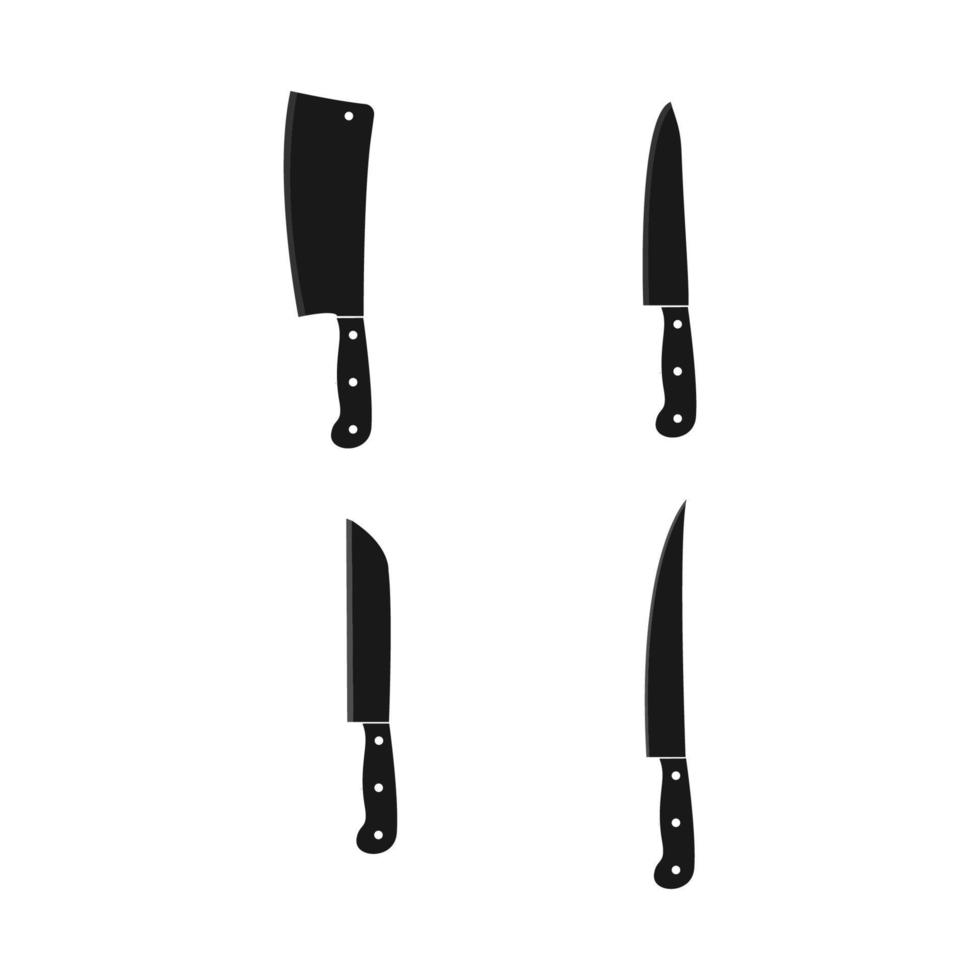 knife logo vector
