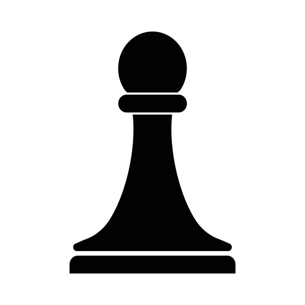 pawn chess icon vector