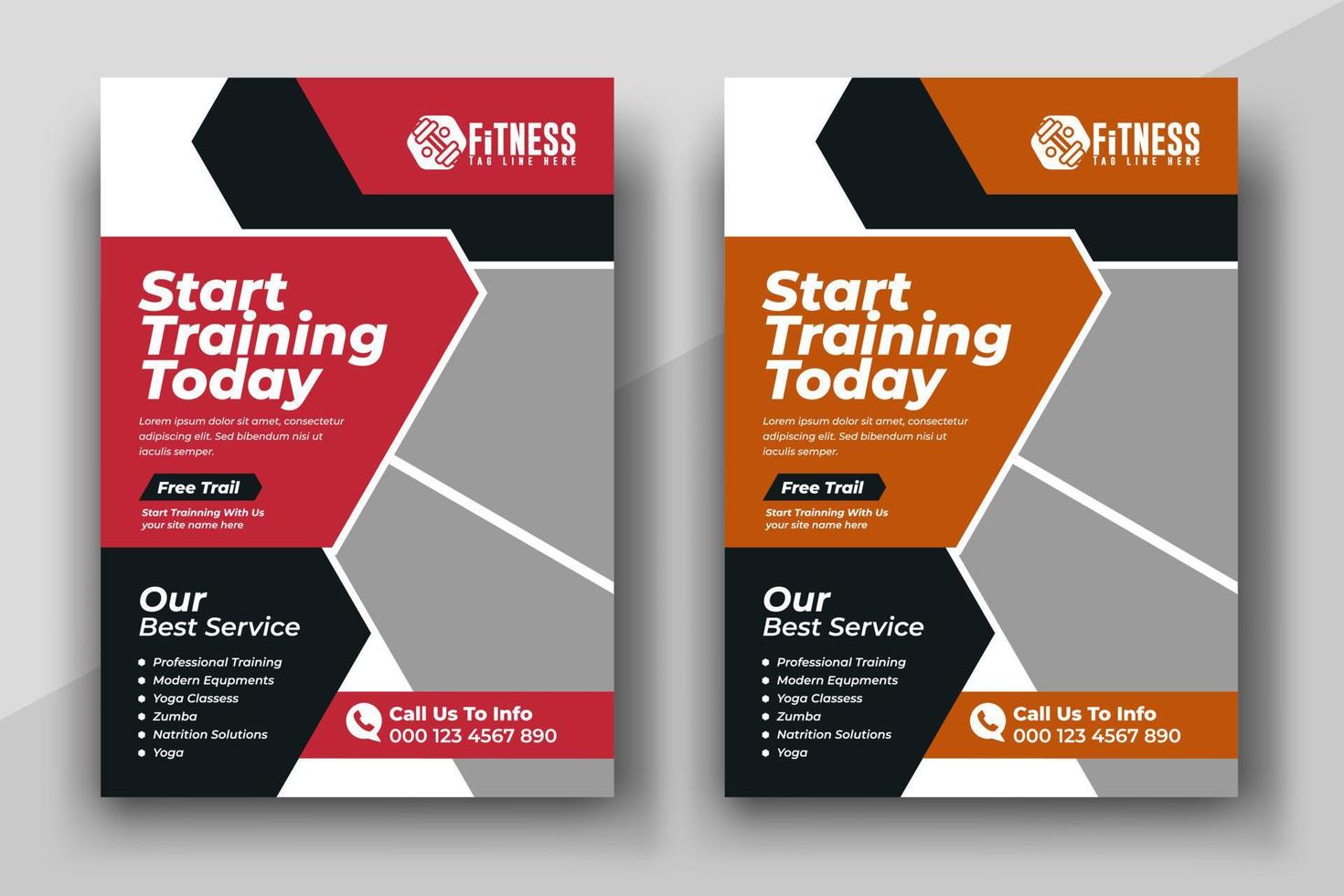 Fitness gym flyer template,Fitness workout flyer template,Flyer Design,Fitness Center Flyer and Poster Cover Template vector