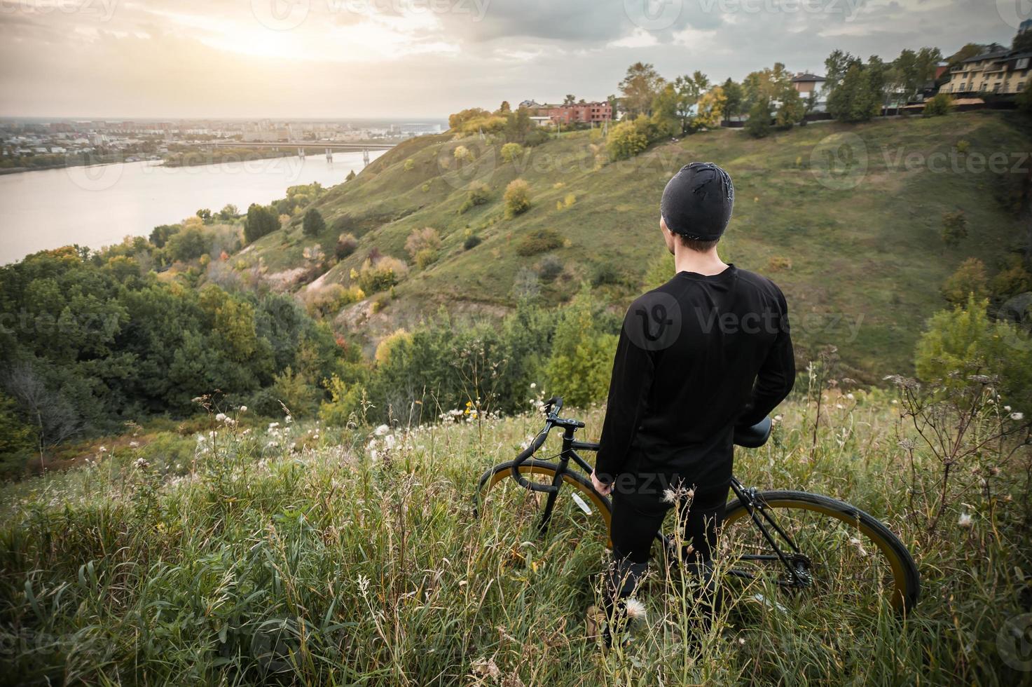 ciclismo y deportes al aire libre como estilo de vida foto