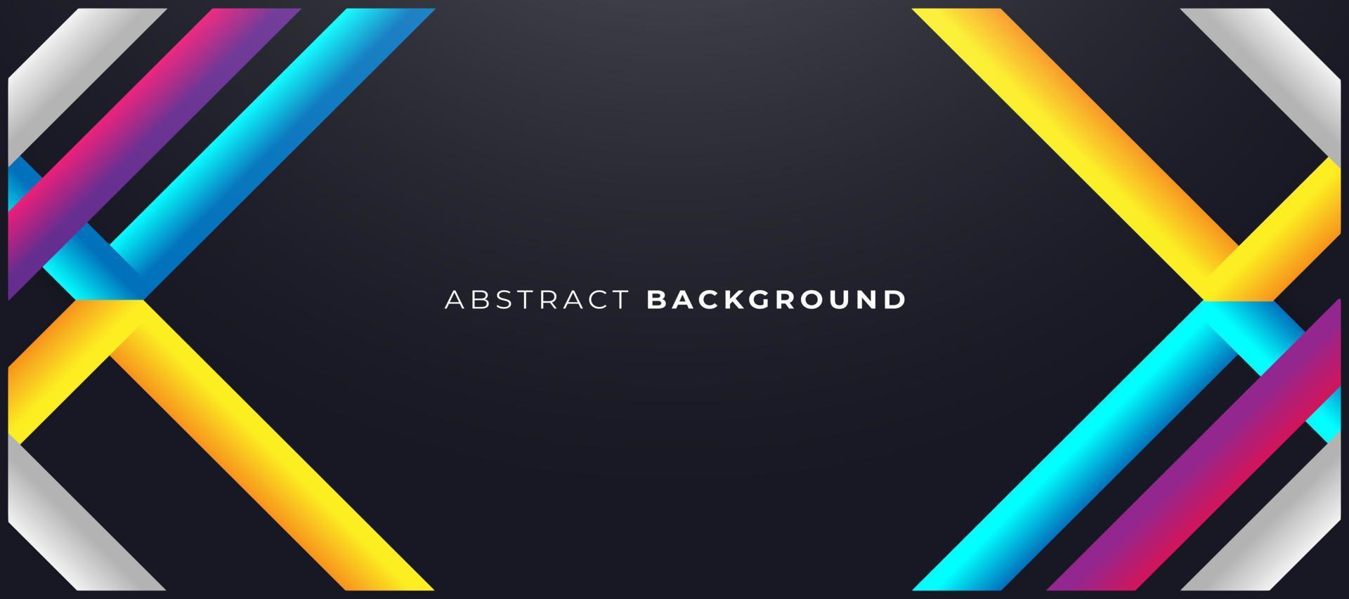 Trendy modern abstract background in bold colors-01 vector