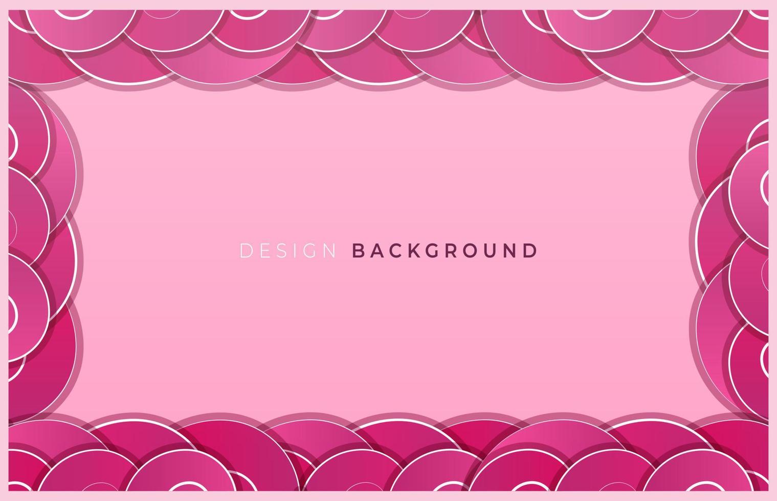 diseño de fondo magenta de formas de espiral rosa abstracto vector