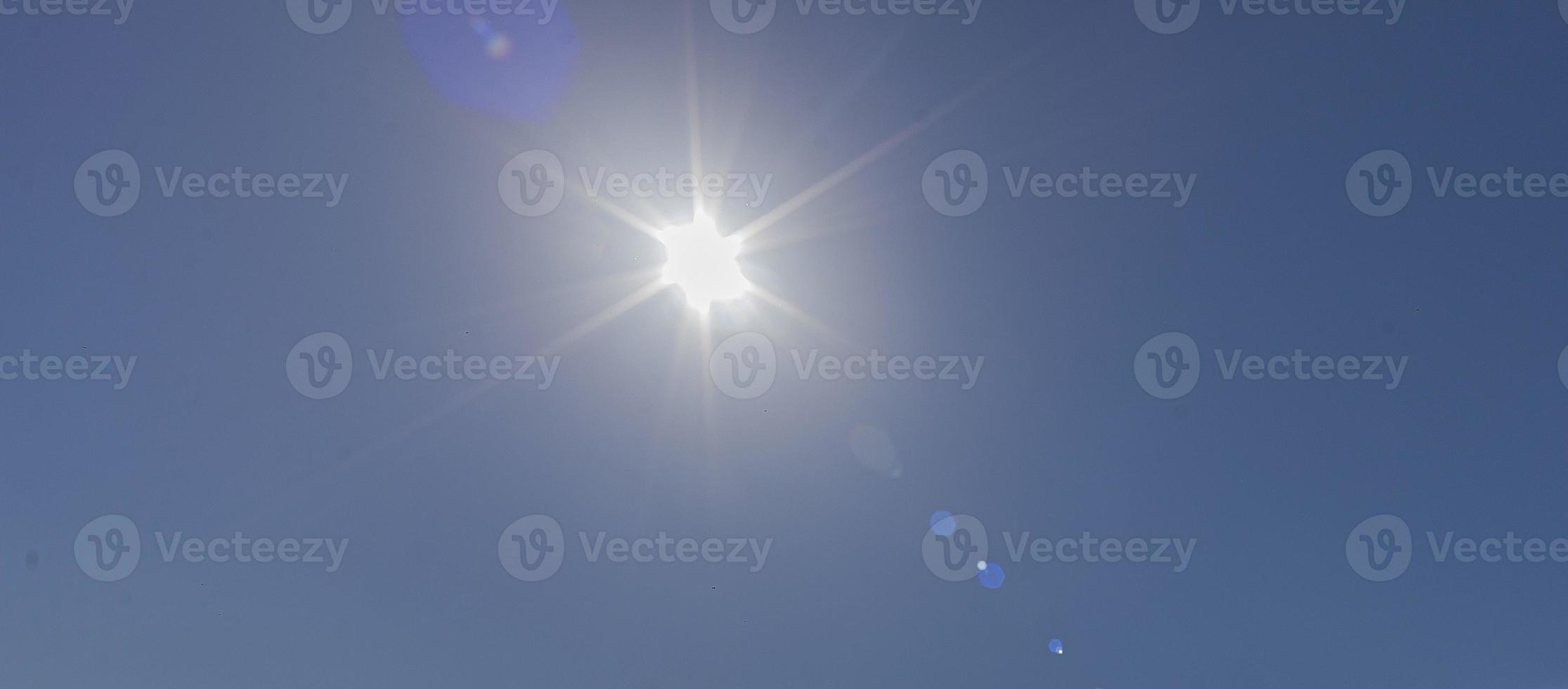 Image of a clear and cloudless sky can be used as background photo