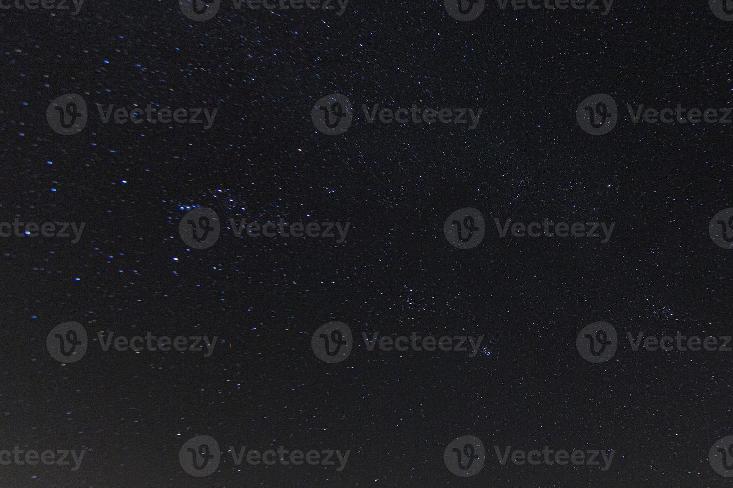 Picture of cloudless starry sky at nighttime at northern hemisphere photo