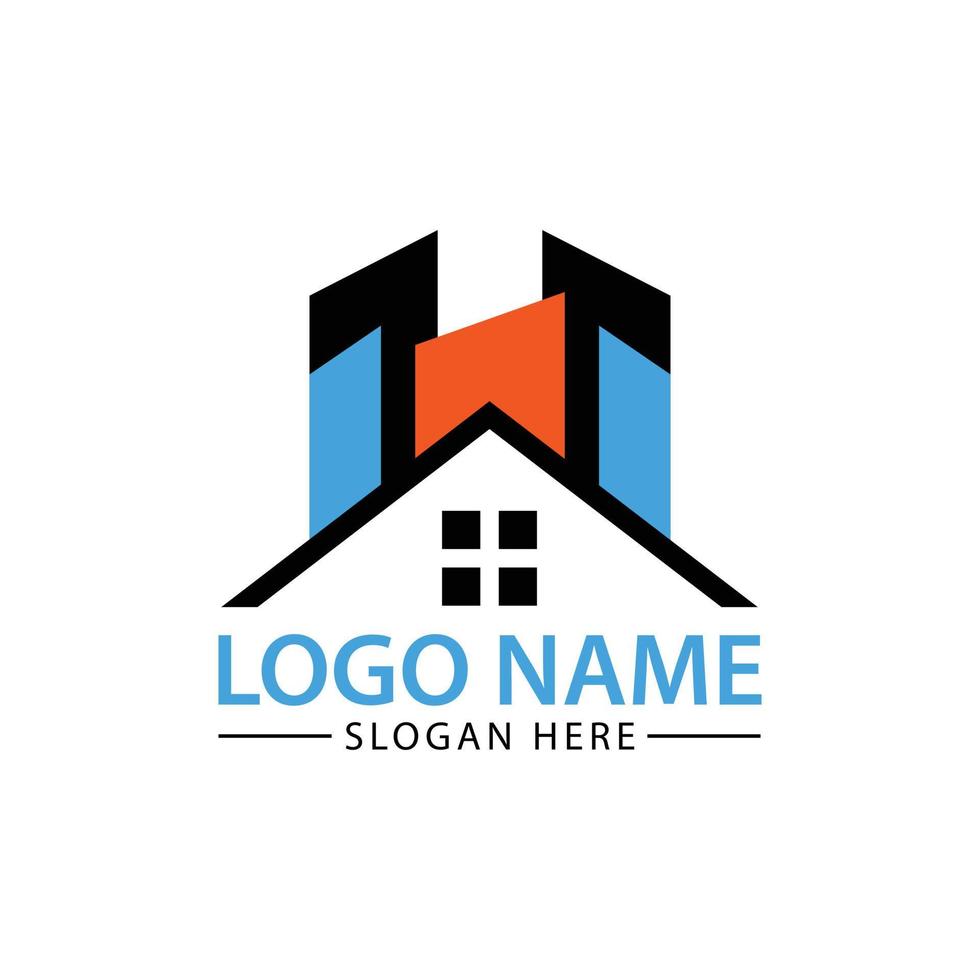 Minimal And Simple Real Estate Logo Icon Vector Illustration